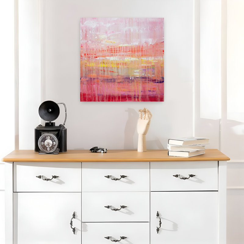 Asthenosphere 3, art abstrait contemporain, H 18 po x l 18 po
