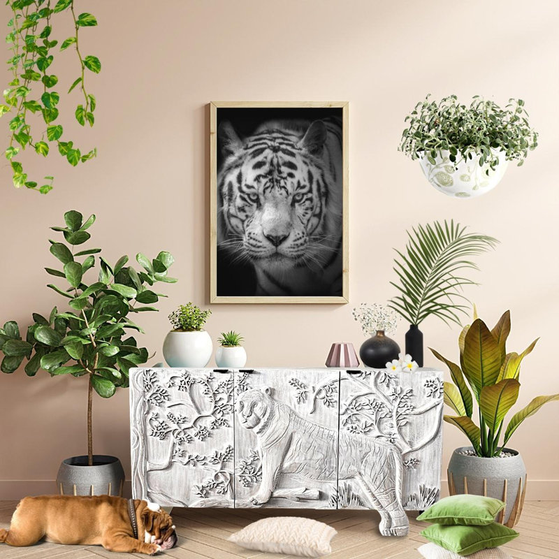 Jaynanne 60'' Solid Wood Sideboard