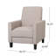 Fauteuil inclinable manuel en lin-1572612965