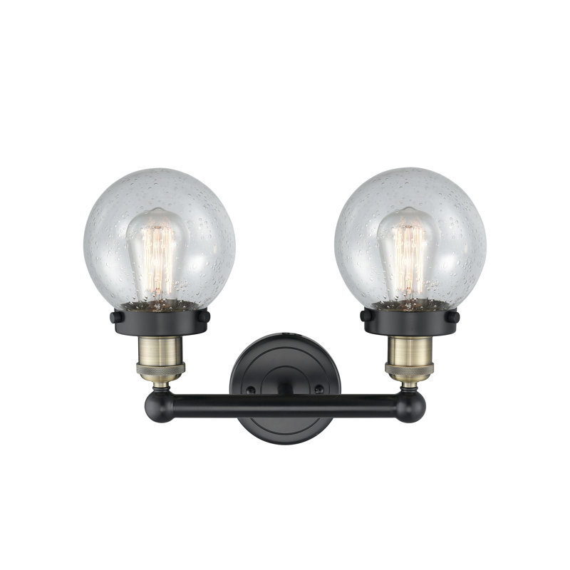 Alphonsa 2 - Light Dimmable Vanity Light, Mercury, Black Antique Brass