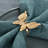 Gold Butterfly Napkin Ring Set of 4 with textured wings Design for Elegant Dining Table Decor