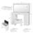 ​​Greyden Makeup Vanity Set with 11 Drawers and Outlets, Dresser with 10X Magnifying Mirror for Bedroom-1381888218