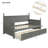 Wood Daybed With Three Drawers-881613487