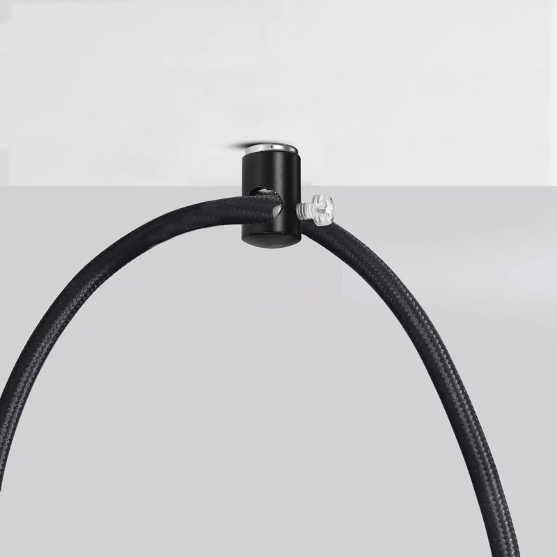 Metal Ceiling Swag Hooks for Pendant and Chandelier Lighting, Black