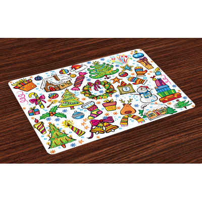 Montrose Christmas New Year Candies Placemat