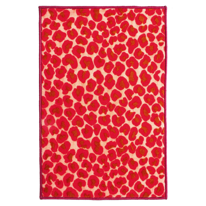 Imprimé animal demi-rond guépard, Rectangle 8 pi x 13 pi