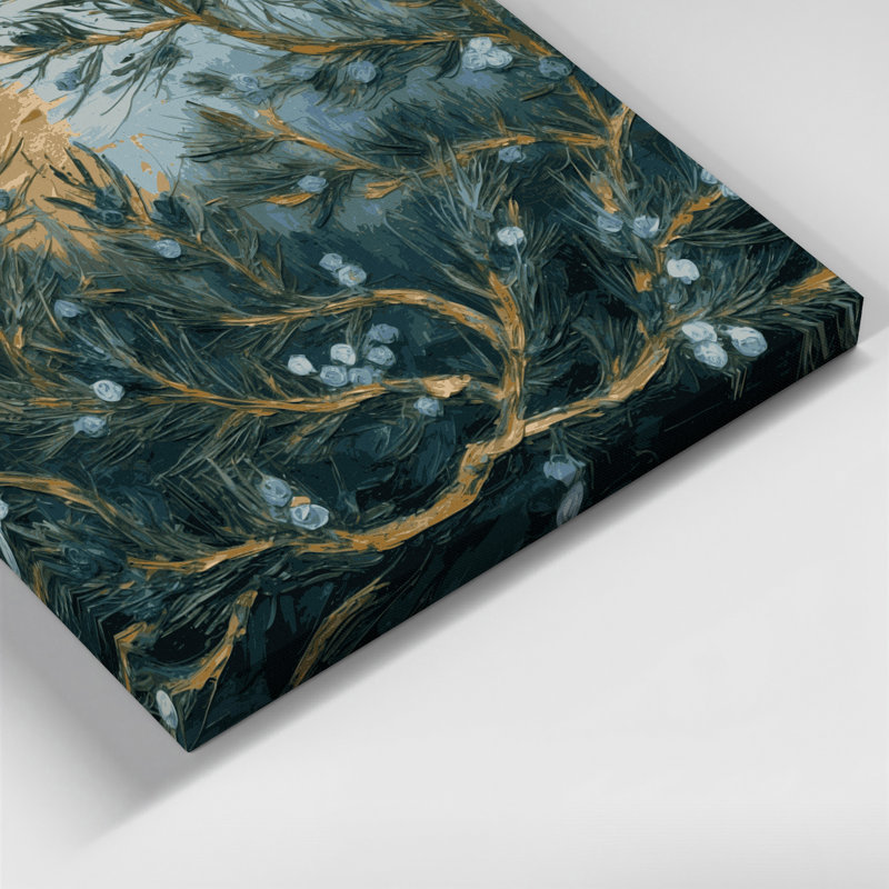 Art mural sur toile Botanical Juniper, H 20 po x l 30 po