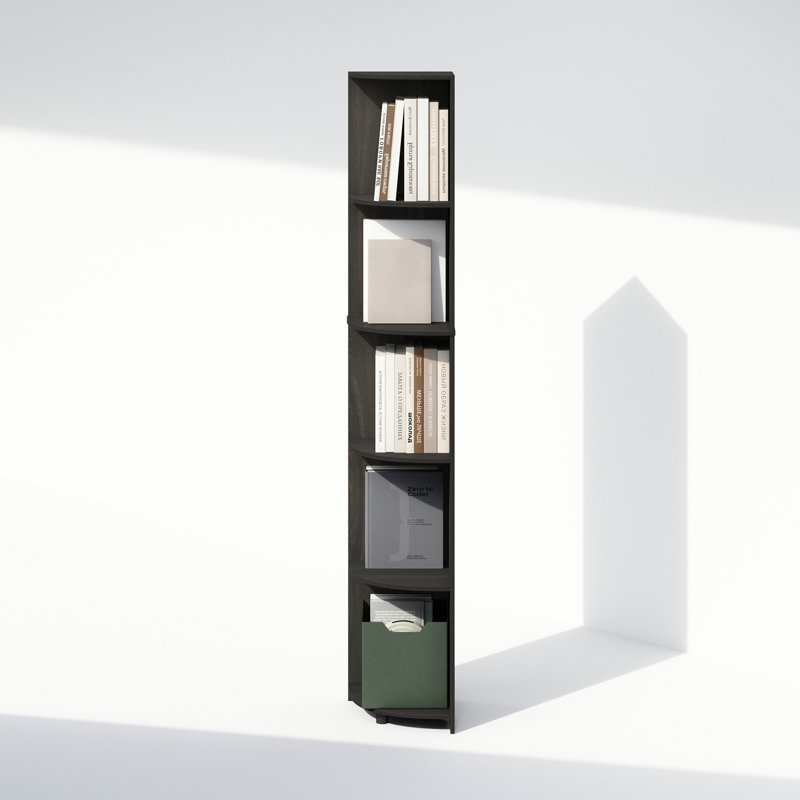 Guerra 5-Tier Corner Multipurpose Standing Shelf, , Espresso