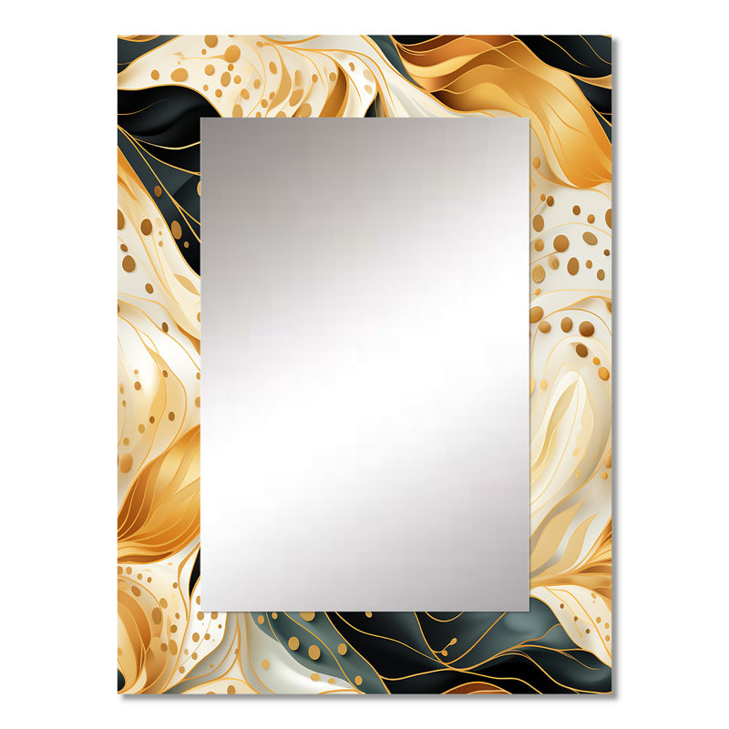 Mystic Abstract Fusion - Abstract Mirror Wall Decor, 32" x 24"