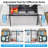 Extendable Over Sink Dish Rack - 2-In-1 Multifunction Drainer Rack With Drainboard And Cup Holder