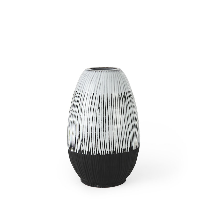 Vase de table en céramique 13 po Wiese, H 10 po x l 4 po x P 4 po