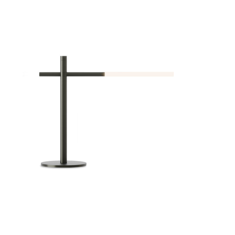 Bianca Table Lamp, Matte Black Silk