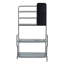 Étagère de rangement en métal 36 po x 18,5 po x 70 po pour l'extérieur