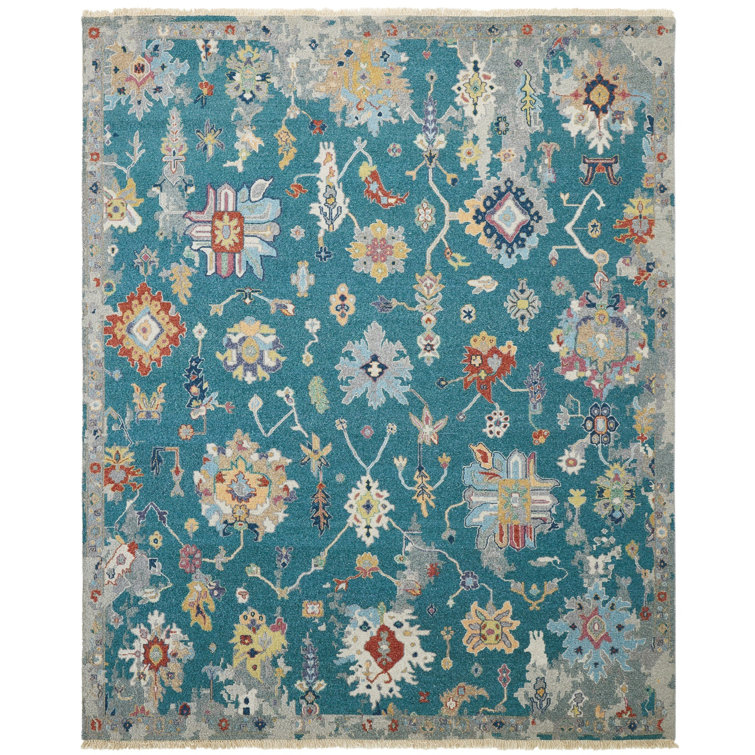 Zahara Hand Knotted Wool Area Rug
