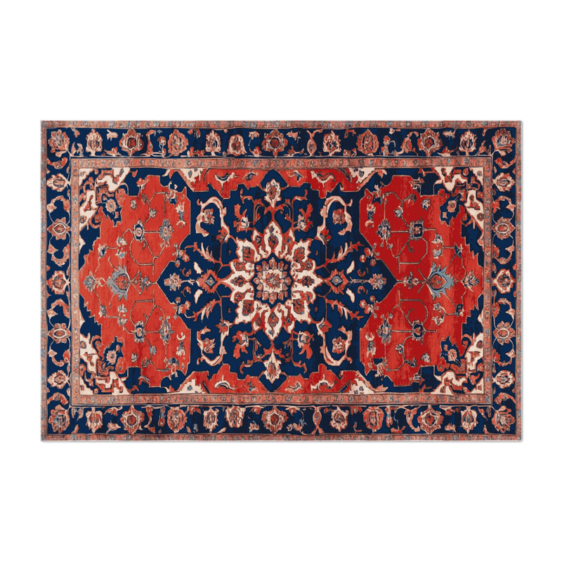 Tapis d'intérieur et d'extérieur Tabriz, Rectangulaire 3 pi x 5 pi
