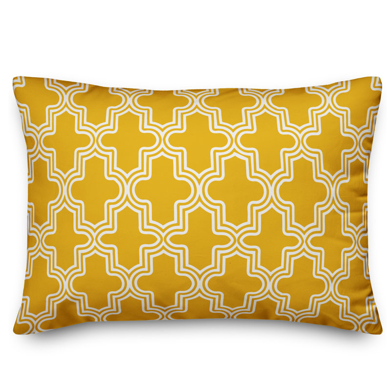 Coussin marocain, Jaune