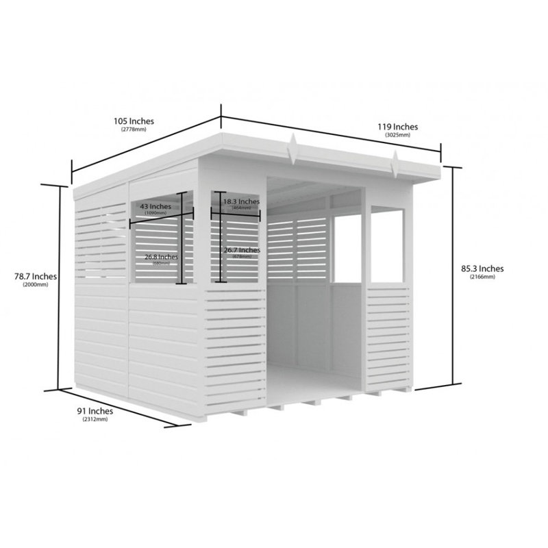 8 x 8 BBQ/Outdoor Kitchen Shelter