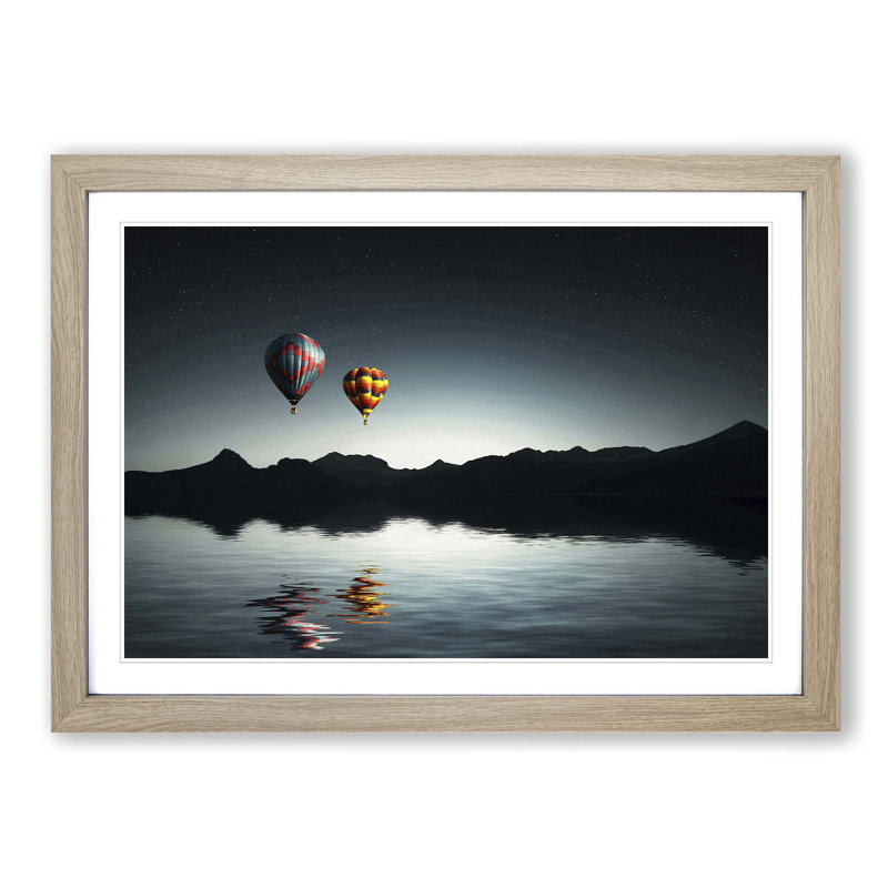 Single Picture Frame Print, Oak