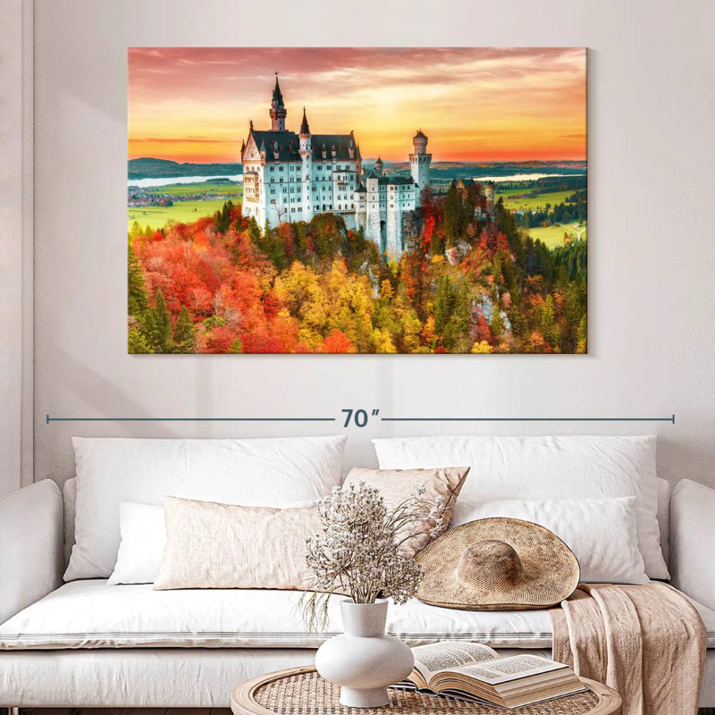 Neuschwanstein, H 34 po x l 51 po