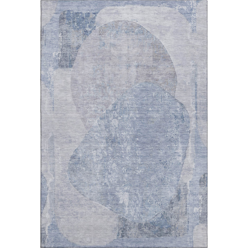 Premium Machine Washable Marasco AMF1635 Modern Rug, Rectangle 3' x 5'