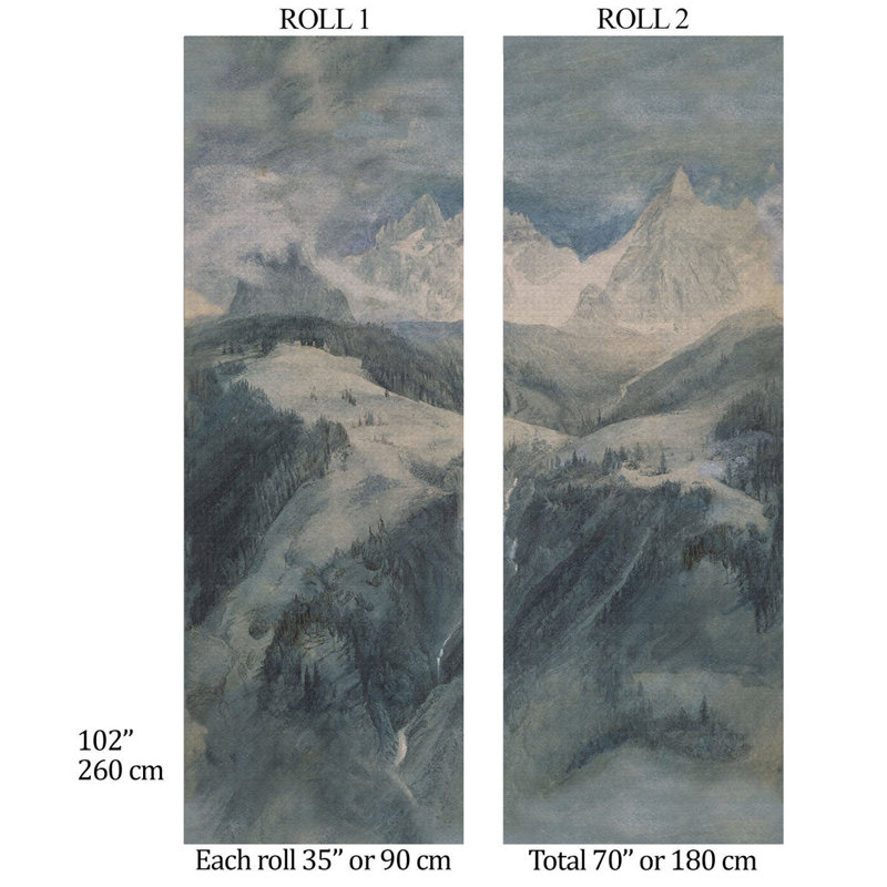 Mountain Landscape Wallpaper Mural