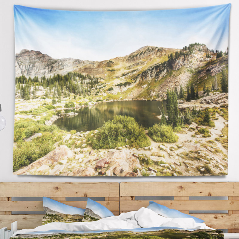 Tapisserie «Landscape Secret Lake at Albion Basin», H 50 po x l 60 po
