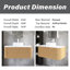 Meuble-lavabo mural 36 po avec lavabo-1069503877