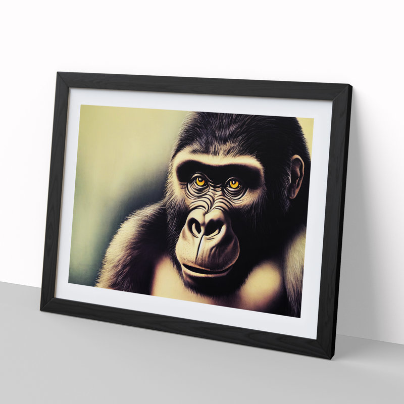 Great Gorilla - Print, Black, 34cm H x 46cm W