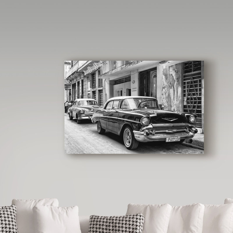 «Cosey Vintage Car Classic Car», reproduction de photo sur toile tendue Cosey, H 30 po x l 47 po