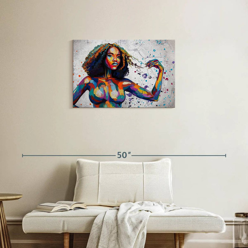 Leisha Curvy African Beauty, H 20 po x l 30 po