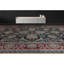 Hand-Knotted High-Quality Black and Red Area Rug
