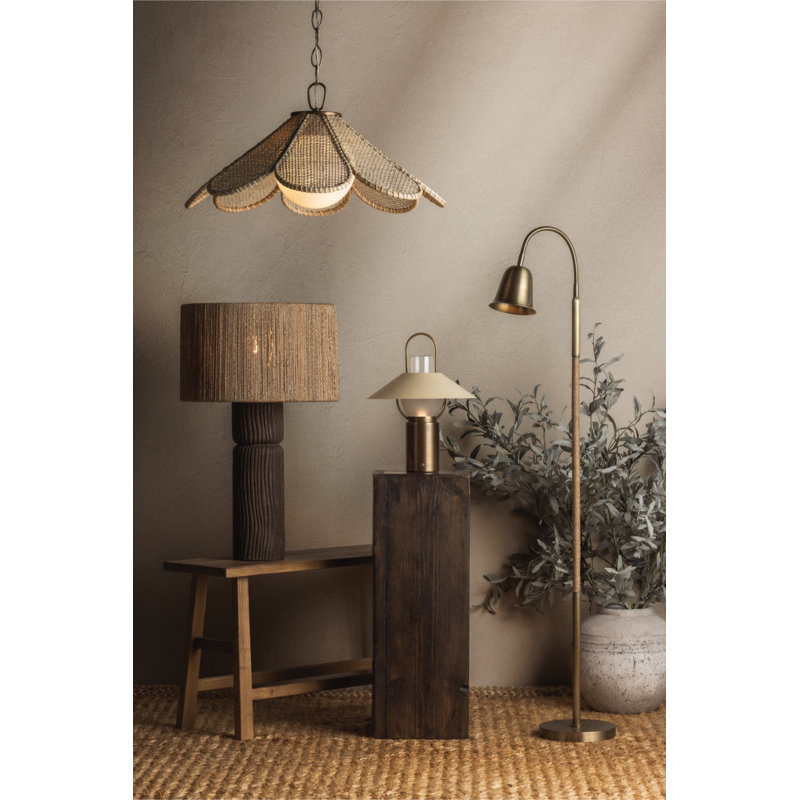 Petal Pendant by Lauren Liess x Troy, 15W, 16.75" H x 6" W x 0.75" D