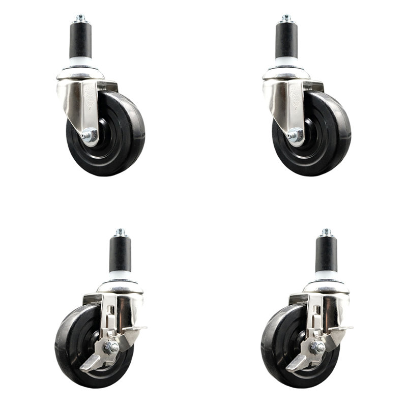Soft Rubber Casters