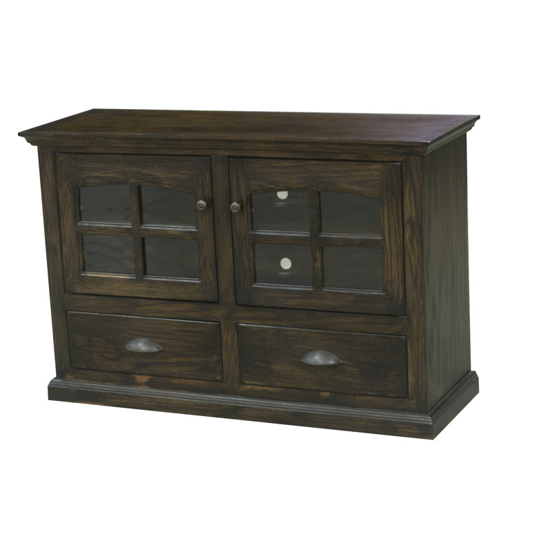 48'' Media Console, Aged Tobacco