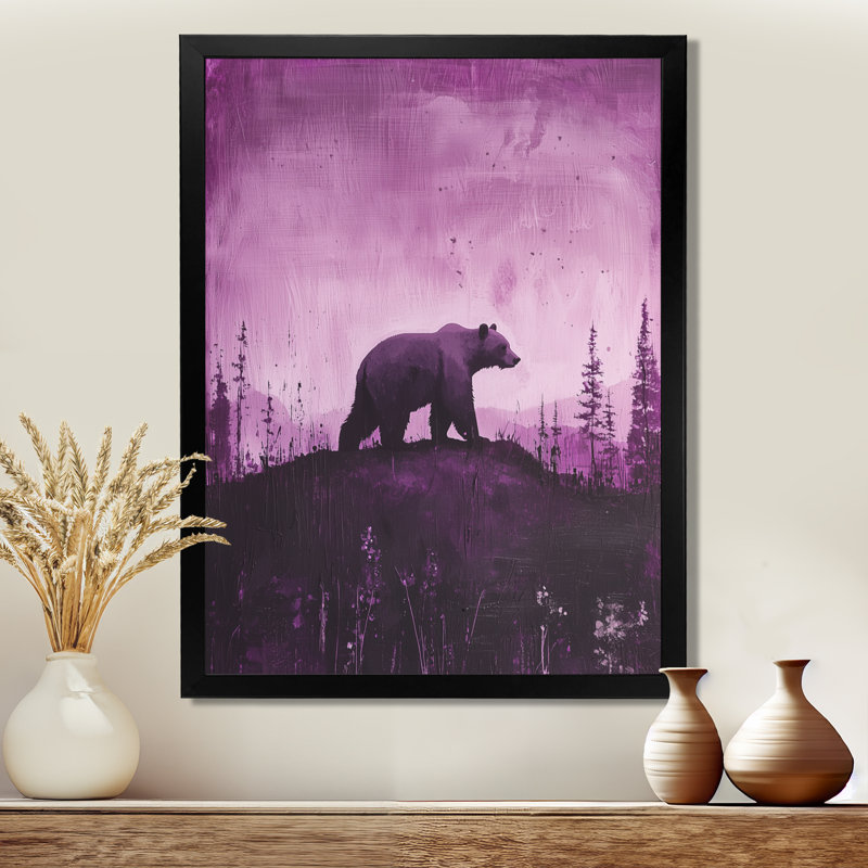 Yreka - animaux, art mural, H 32 po x l 24 po, Noir, noir, noir, noir, Reproduction encadrée d'une seule photo