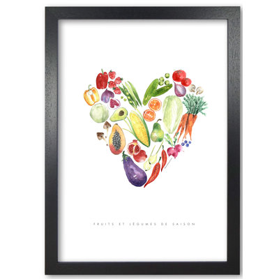 Fruit And Vegetables - Print