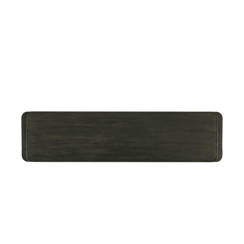 Repose Media Console, Charcoal Oak