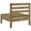 Tottenham 63.5cm Wide Wood Patio Sofa