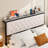 Headboard With Storage And Charging Station, Upholstered Storage Headboard Only With Bed Frame Brackets Adapter, Button Tufted Design, Easy Assembly-186466651-186466655