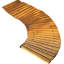 4'L Roll-Out Curved Hardwood Pathway-101921268-101921269