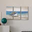 Shore Excasion - 3 pièces, peinture sur toile tendue-844240792