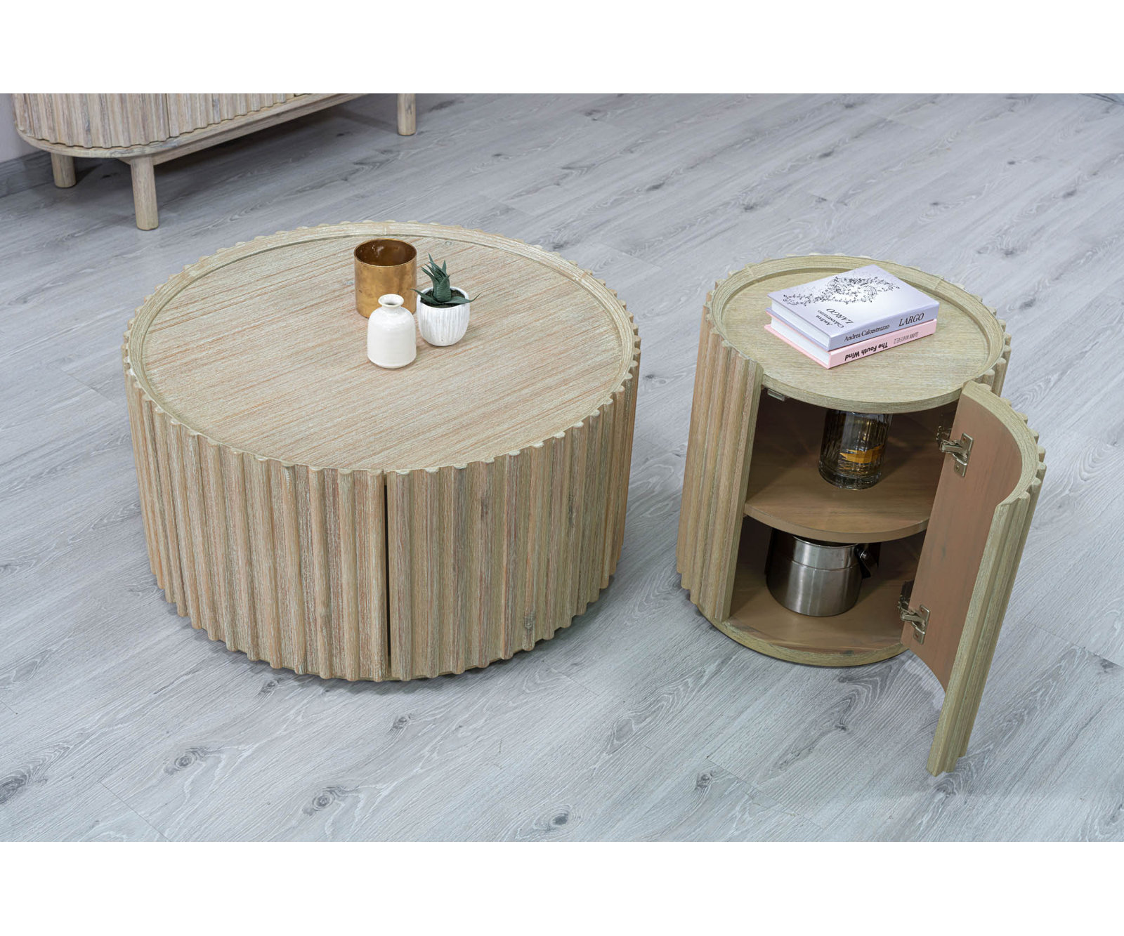Castile 32" Acacia Coffee Table