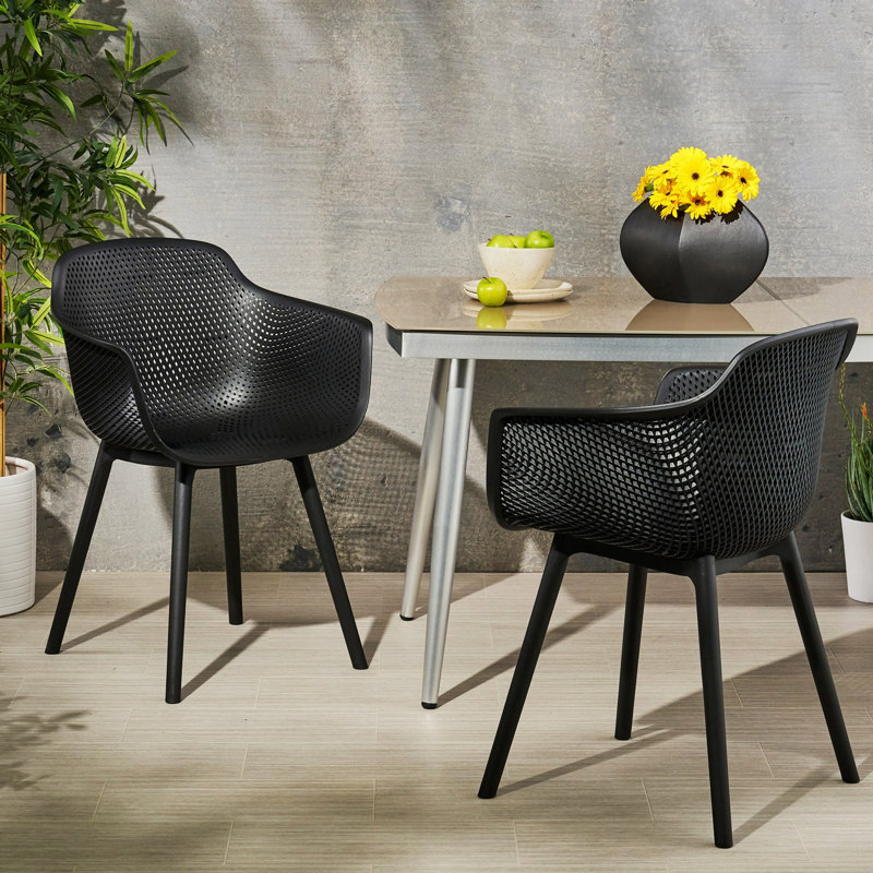 Tabouret d'extérieur 17 Majeris, Noir
