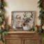 Santa And His Decorated Reindeer-1132111425