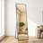 59" x 16" Aluminum Alloy Full Length Mirror, Rectangle Wall or Floor Standing Mirror with Stand-112878651-112878650-112878652