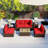 7 Pieces Outdoor Furniture Set with Fire Pit Table and Propane Tank Cover Black-904043345