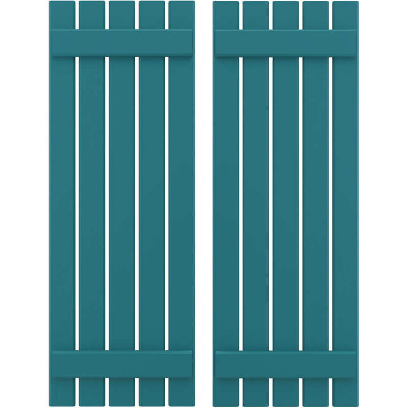 Volets de planche-n-lattes (par paire) Americraft (2 lattes), Antigua, 11 1/2", 31"