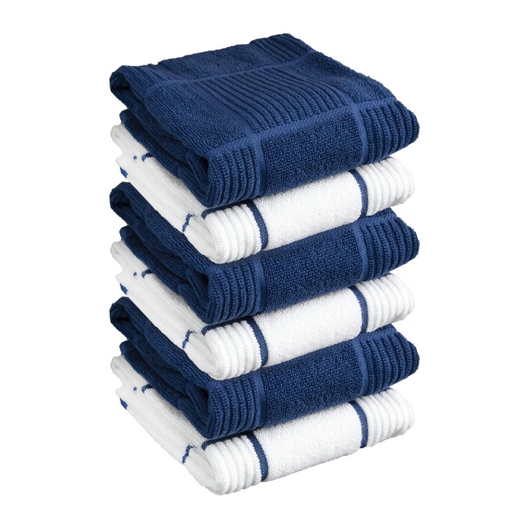 T-fal Solid and Check Dish Cloth