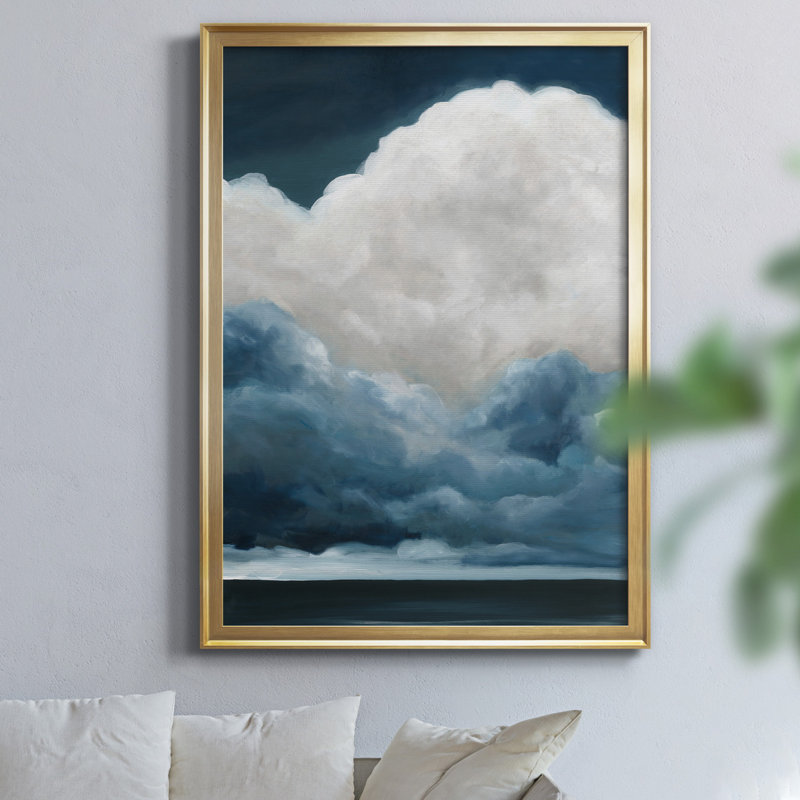 «Nature's Drama II» par J Paul, reproduction d'art sur toile encadrée, H 18,5 po x l 24,5 po x P 1,5 po, Doré