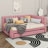 Upholstered Daybed with Trundle Sofa Bed Frame-96415328-113140168